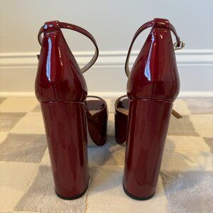 Sam Edelman Kori Platform Sandals RED Size 7
